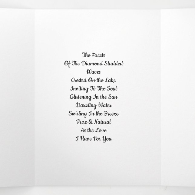 Facetas De La Tarjeta Trípica De Amor (Interior medio)