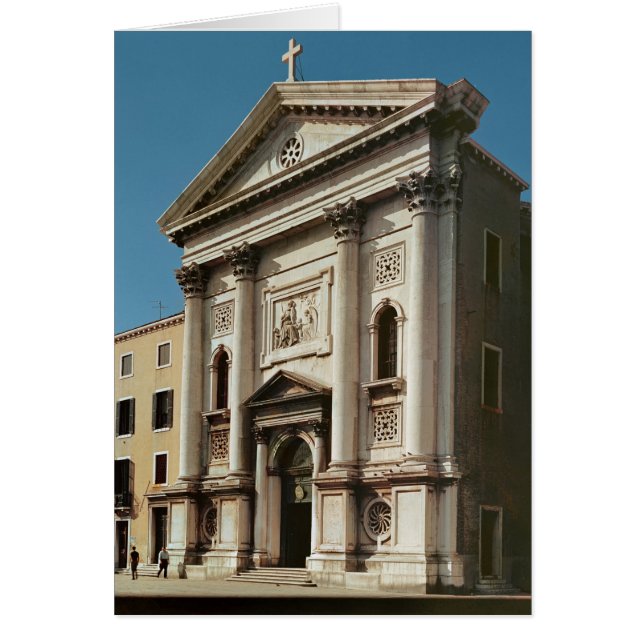 Fachada de la iglesia de Santa María de la della (Frente)