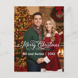 Fachada de las parejas de navidad de Feliz