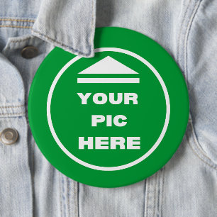 ¡FÁCIL! Botón redondo - Colosal, 6 pulgadas - Pers