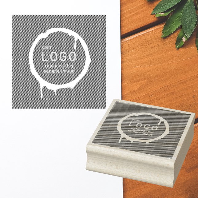Fácil Hacer Su Propio Sello De Logotipo Empresaria (Elevate your small business with our custom logo stamp - Professional, Easy to Make, and Quick!)
