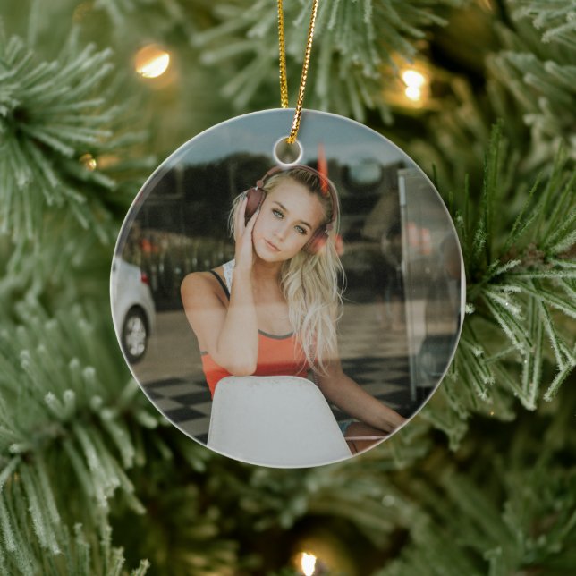 ¡FÁCIL! Ornamento - Personalizado - Añadir su imag (Árbol)
