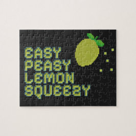 Fácil Peasy Limón Squeezy Rompecabezas de Pixel Ar
