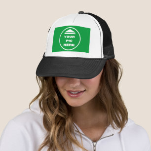 ¡FÁCIL! Sombrero de camión - Blanco y negro - Pers