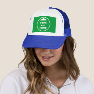 ¡FÁCIL! Sombrero de camión - Blanco y Real - Perso