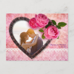 ¡FÁCIL! Tarjeta postal de boda - Personalizada