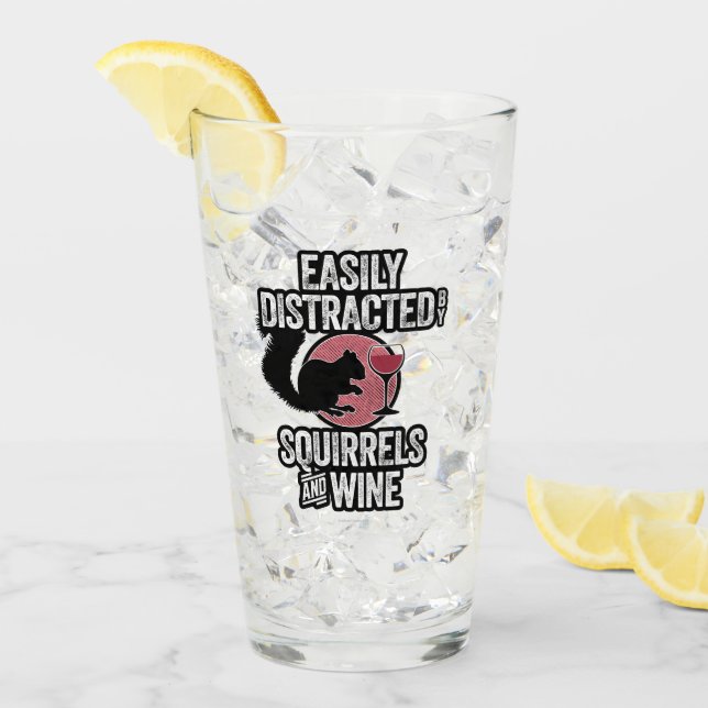 Fácilmente distrado por ardillas y vino (Anverso (hielo))