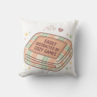 Fácilmente Distraído Por Juego Agradable Almohada