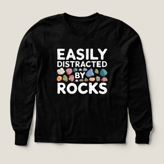Fácilmente Distraído Por Rocas (Diseño frontal)
