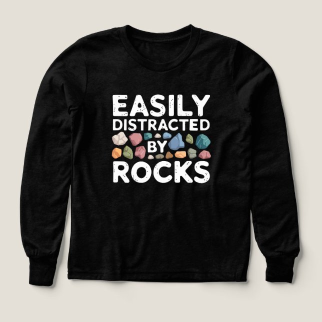 Fácilmente Distraído Por Rocas (Diseño frontal)