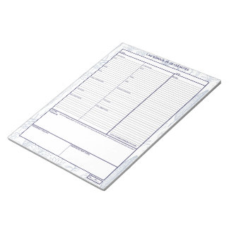 Facultad de Derecho en papel de cuaderno de clase