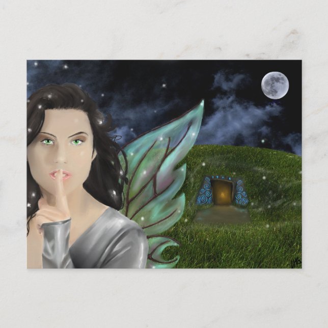 Faerie Land espera la tarjeta postal (Anverso)