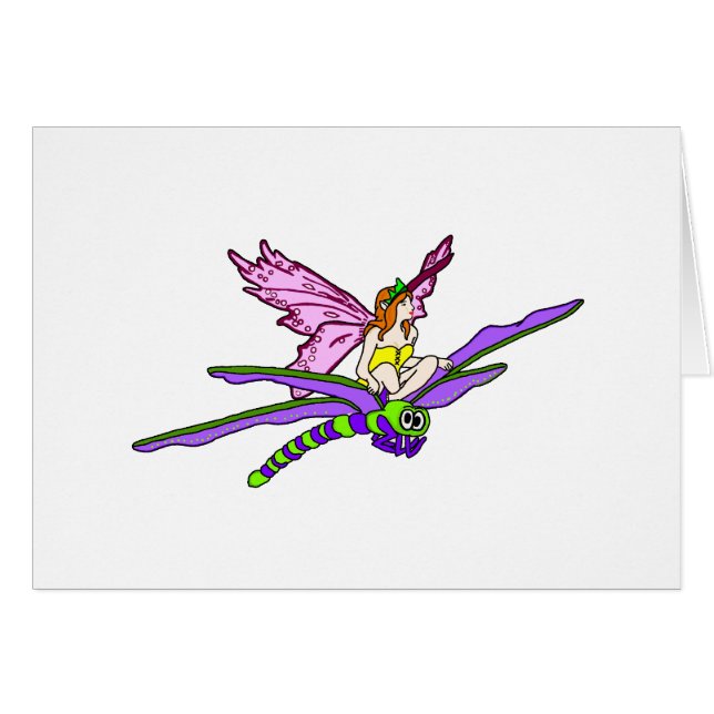 Faerie Rige una libélula (Anverso (Horizontal))