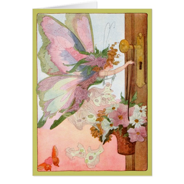 Faeries de la acuarela todas las tarjetas de (Frente)