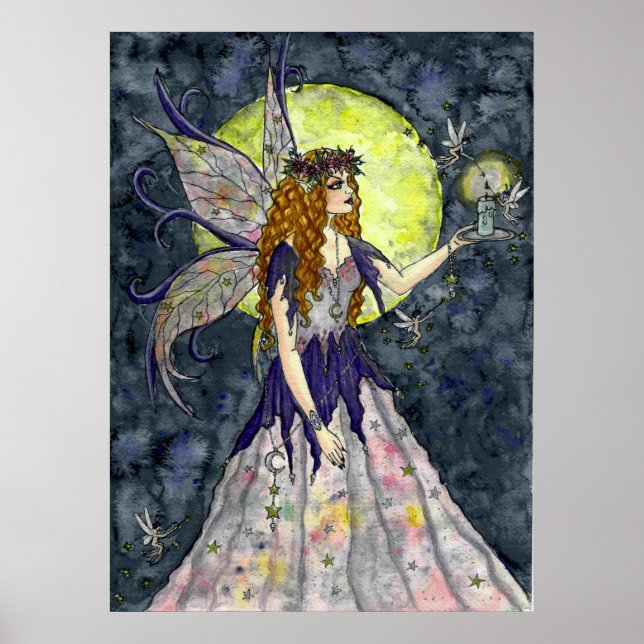 Faeries iluminadas por luna - IMPRESIÓN (Frente)
