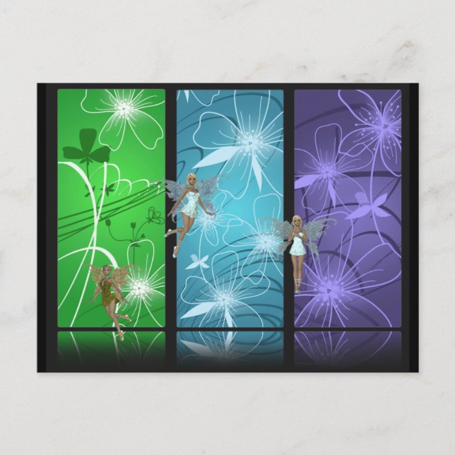 Faes en la postal del vuelo (Anverso)