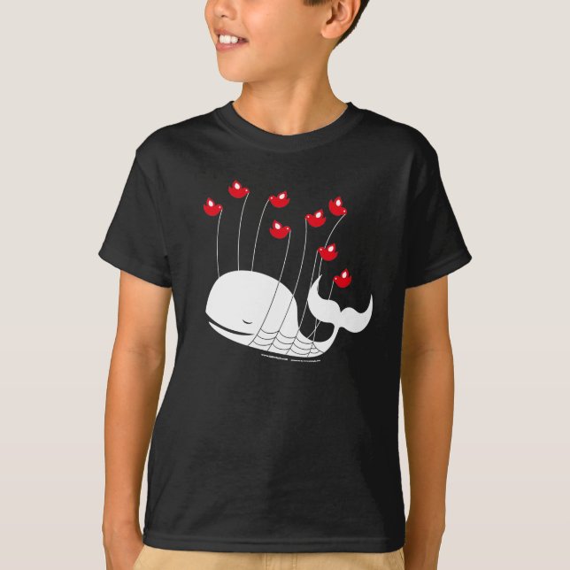 FailWhale embroma la camiseta oscura (Anverso)