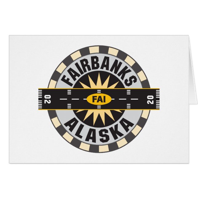 Fairbanks, aeropuerto de AK FAI (Anverso (Horizontal))