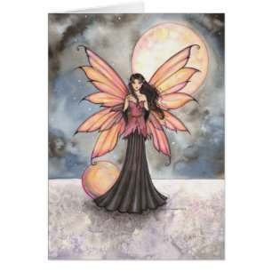 Fairy and Full Moon Fantasy Art