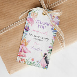 Fairy Chica Cumpleaños Party Gracias Etiqueta