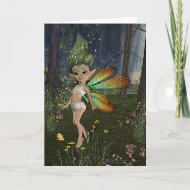 Fairy Feena - Tarjeta de saludo (Anverso)