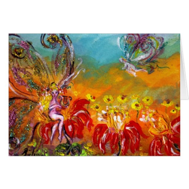 FAIRY OF THE RED FLOWERS (Anverso (Horizontal))