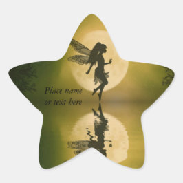 Fairy refleja a un pegatina estrella de hadas