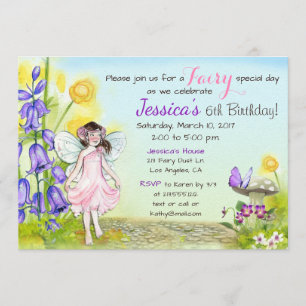 Fairy Whimsical Fantasy Invitación a la fiesta de 