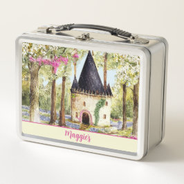 Fairytale Castle Monogrammed Lunch Box