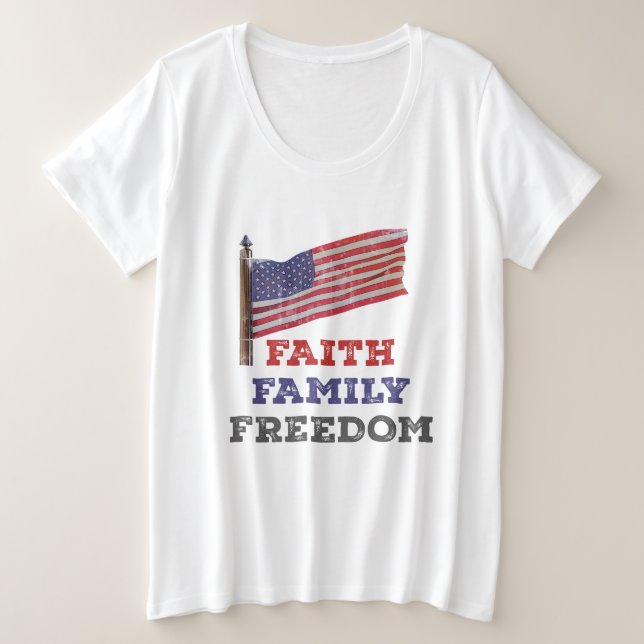 Faith Family Freedom (Anverso del diseño)