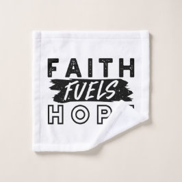 Faith Fuels Hope Quote – Uplifting Christian Art
