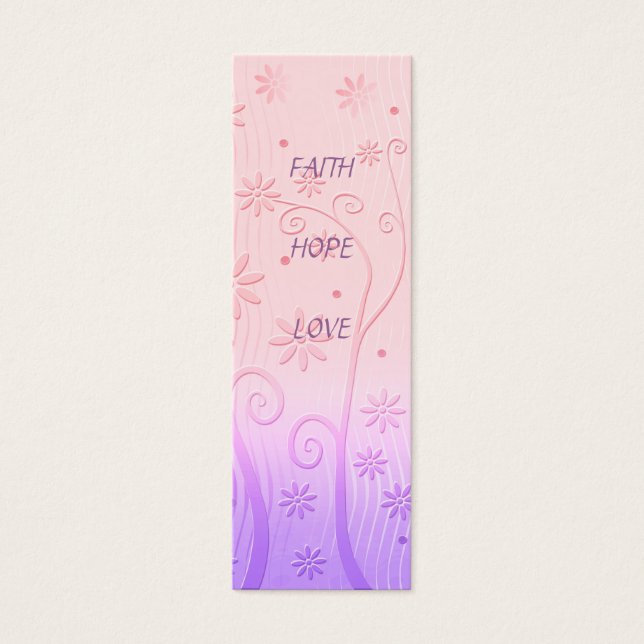Faith Hope Love - Marcador (Frente)