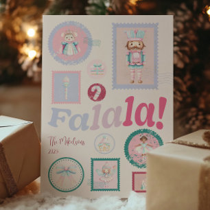 Falala Groovy Cascanueces Pastel Navidad