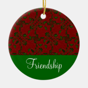 Falalalala Amistad Ornamento de Navidad