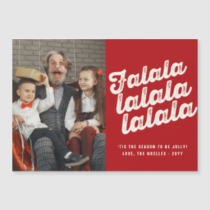 Falalalala Audaz Script Divertido Navidades Clásic