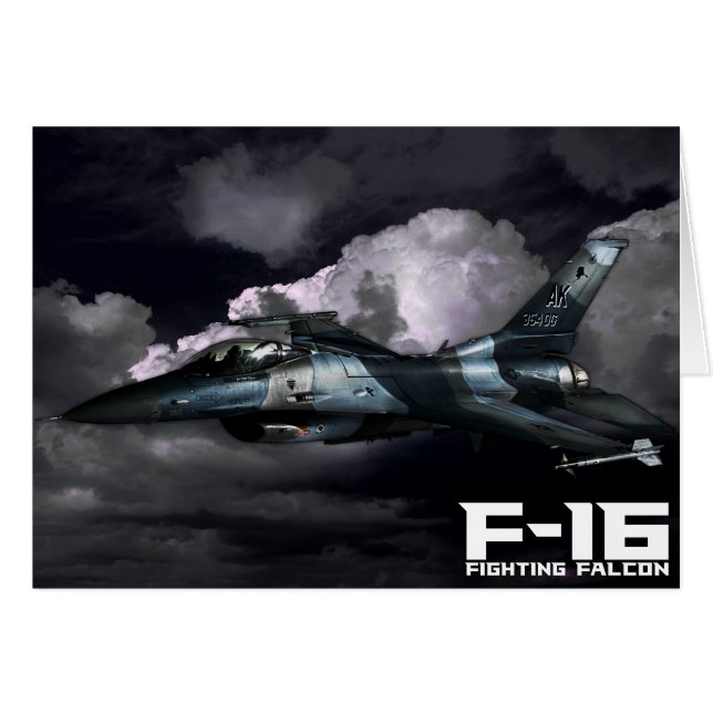Falcon de combate F-16 (Anverso (Horizontal))