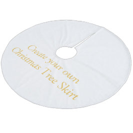 Falda Para El Árbol De Navidad De Forro Coralino Crear tu propia falda de árbol de Navidad