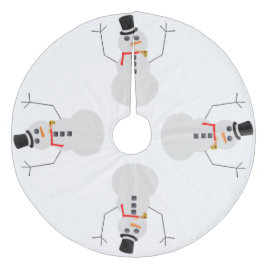 Falda Para El Árbol De Navidad De Forro Coralino Escarcha de árbol de nieve escarcha