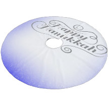 Feliz Hanukkah de 2 tonos de fondo blanco azul