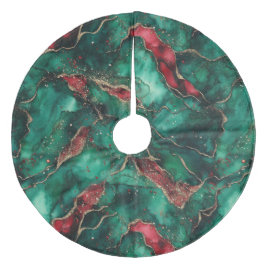 Falda Para El Árbol De Navidad De Forro Coralino Retirada