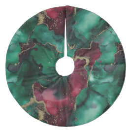 Falda Para El Árbol De Navidad De Forro Coralino Retirada