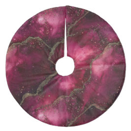 Falda Para El Árbol De Navidad De Forro Coralino Retirada