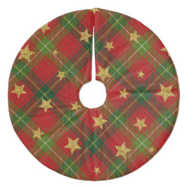 Falda Para El Árbol De Navidad De Forro Coralino Retirada