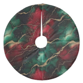 Falda Para El Árbol De Navidad De Forro Coralino Retirada