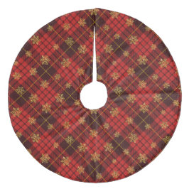 Falda Para El Árbol De Navidad De Forro Coralino Retirada