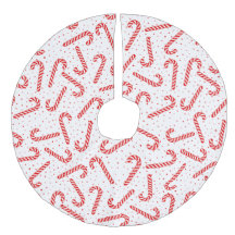 Candy Canes diseña la falda del árbol de Navidad