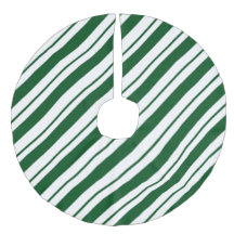 Christmas Candy Cane Stripes in Green and White 
