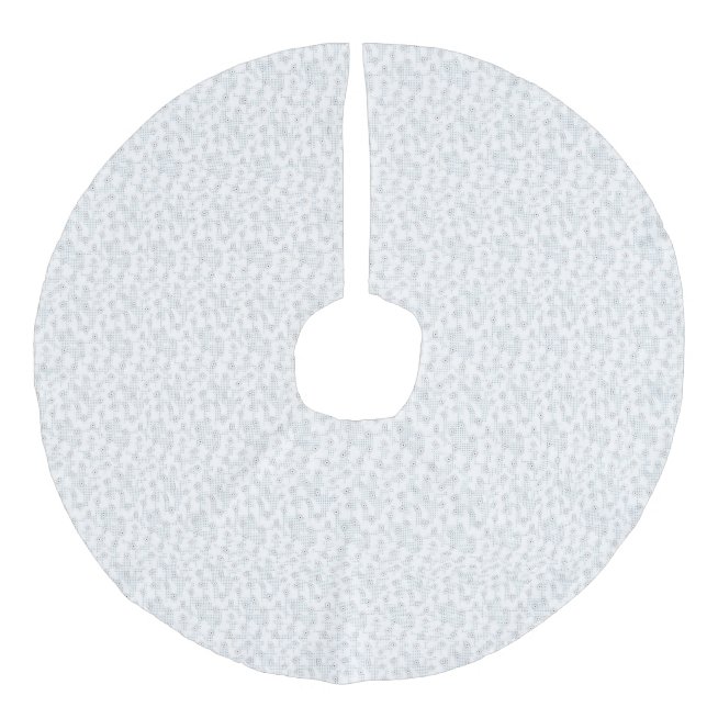 Falda Para El Árbol De Navidad De Lino Sintético Esquina de árbol (Anverso)