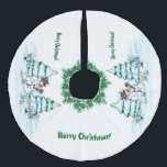 Falda Para El Árbol De Navidad De Lino Sintético ¡Feliz Navidad! Hombre de nieve con gato y cachorr<br><div class="desc">¡Feliz Navidad! Snowman con Cat and Puppy - pequeño Perro ~~~ dibujo a lápiz de color de Krisi ArtKSZP ~~~ Categoría de tienda >>> Feliz Navidad para niños >>> Snowman con gato y pipa</div>