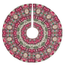 Alfombra Roja Decorativa para Árbol de Fiesta